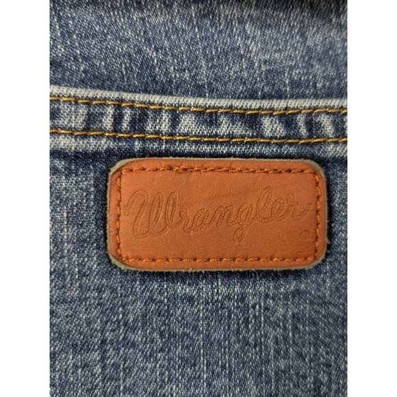 Wrangler Cowboy Cut High Rise 18MWZ Jeans Womens 5/6 x 32 Slim Fit Tapered Leg - Picture 10 of 15